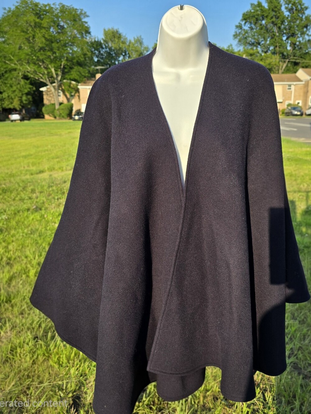 Jimmy Hourihan Wool Walking Cape Reversible Traditional Vintage